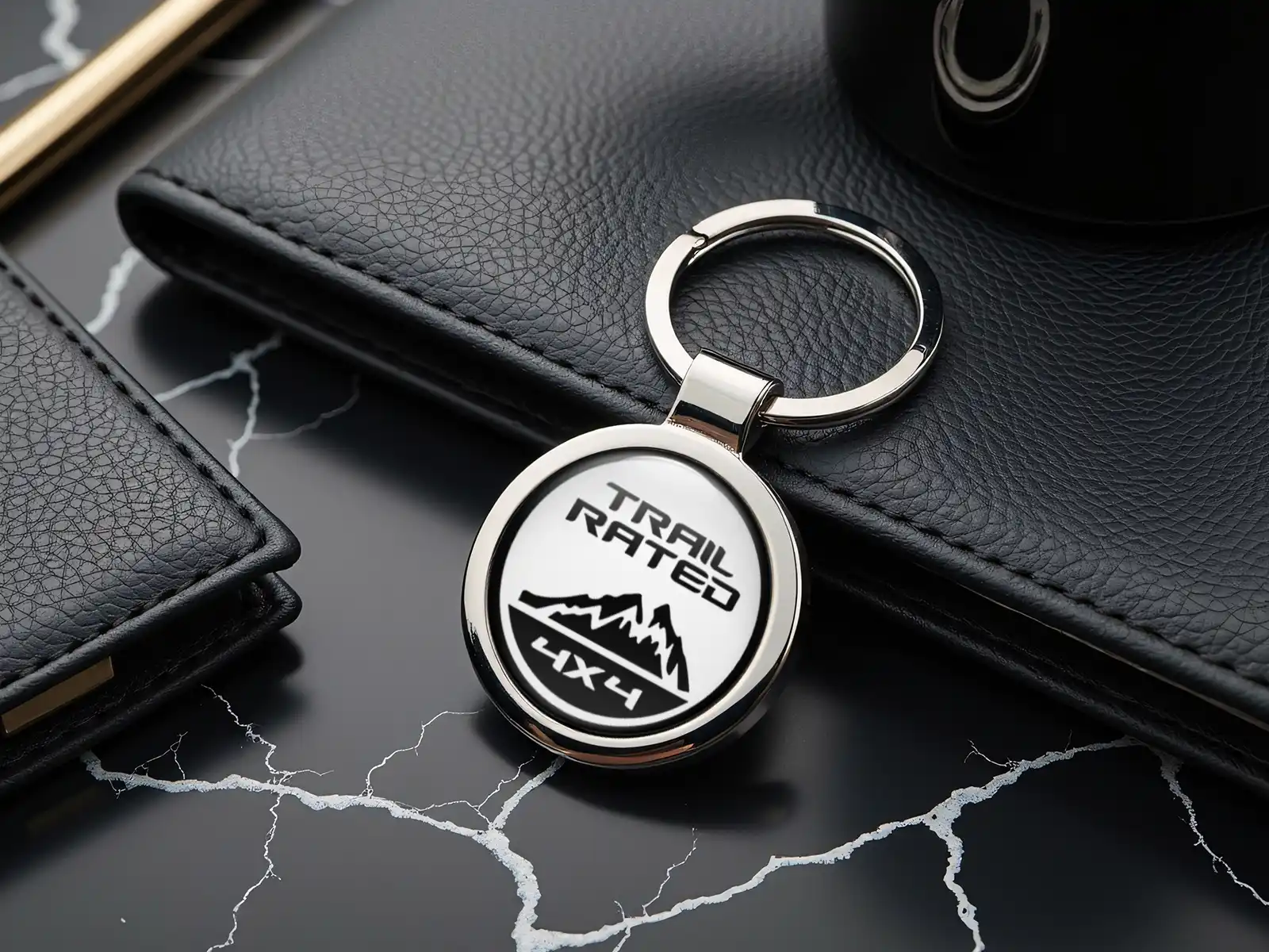 Jeep Supporto Portachiavi Lega Metallica Robusta